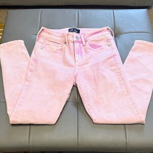 GAP Women's Soft Pink Skinny Jeans